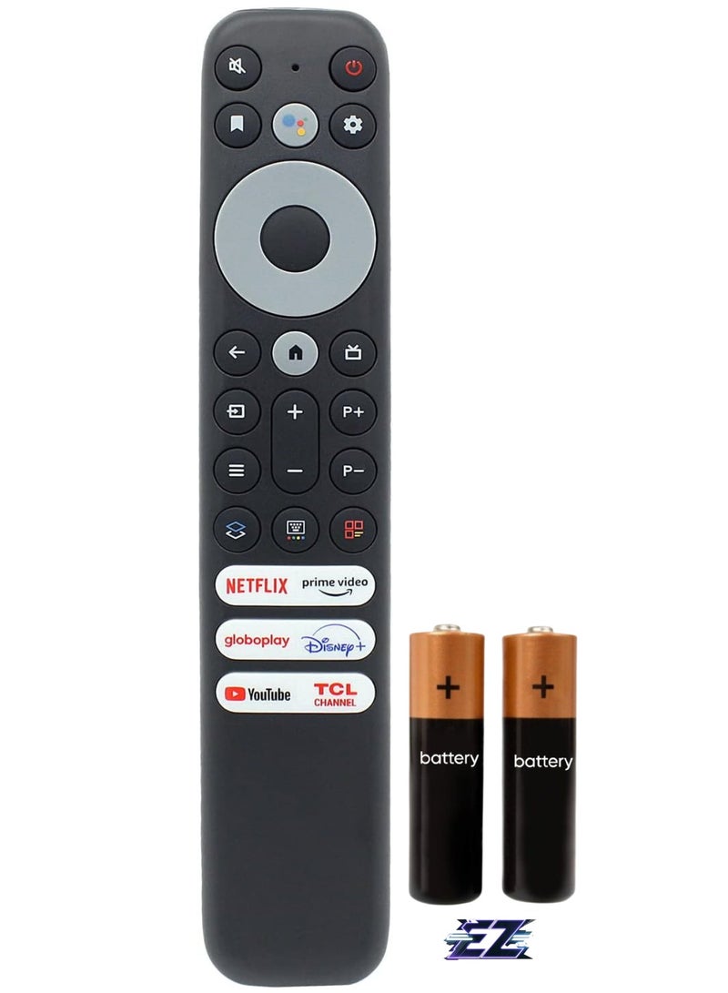 ELTRAZONE Voice  RC902V FMR2 IR Remote Control Replacement for TCL Smart TV 75X925 with battery - Image 1