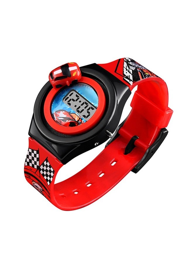 Generic - Kids Watches, Kid Electronic Watch, Revolving Car Children Watch, Cartoon Toy Watch, Boy and Girl Creative Cute Little Toy Watch - Image 1