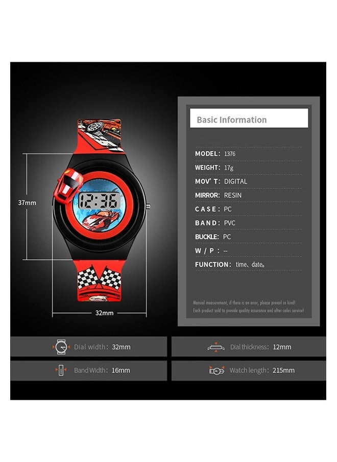 Generic - Kids Watches, Kid Electronic Watch, Revolving Car Children Watch, Cartoon Toy Watch, Boy and Girl Creative Cute Little Toy Watch - Image 1
