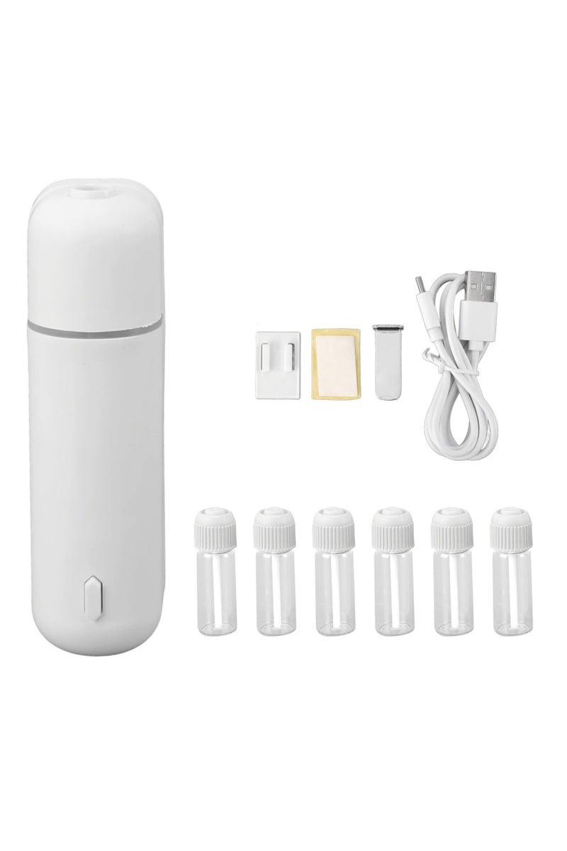 Y&D Essential Oil Diffuser Aromatherapy Essential Oil Diffuser Long Lasting Fragrance DIY Scent Effective Odor Elimination Diffuser for Home Hotel Office Bathroom (White)  - Image 1