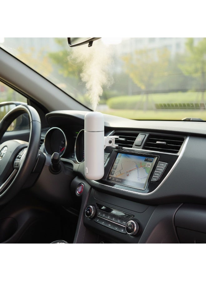 واي آند دي موزع عطور للسيارة موزع عطور آلي موزع زيوت عطرية عطر طويل الأمد موزع عطور صغير للسيارة موزع فعال لإزالة الروائح الكريهة عطر للسيارة مع 6 زجاجات من 4 مل من الزيوت العطرية العلاجية مناسب للاستخدام في المنزل والفندق والمكتب والحمام والسيارة موزع بالموجات فوق الصوتية - Image 3