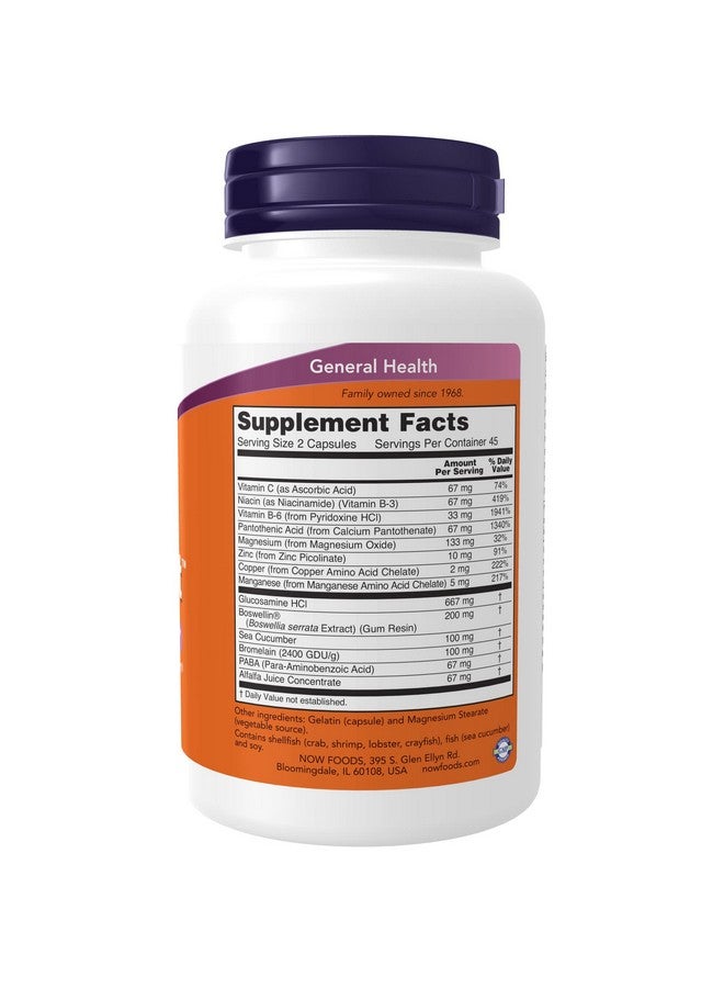 now Supplements Joint Support™ With Glucosamine Boswellin® And Sea Cucumber 90 Capsules - Image 2
