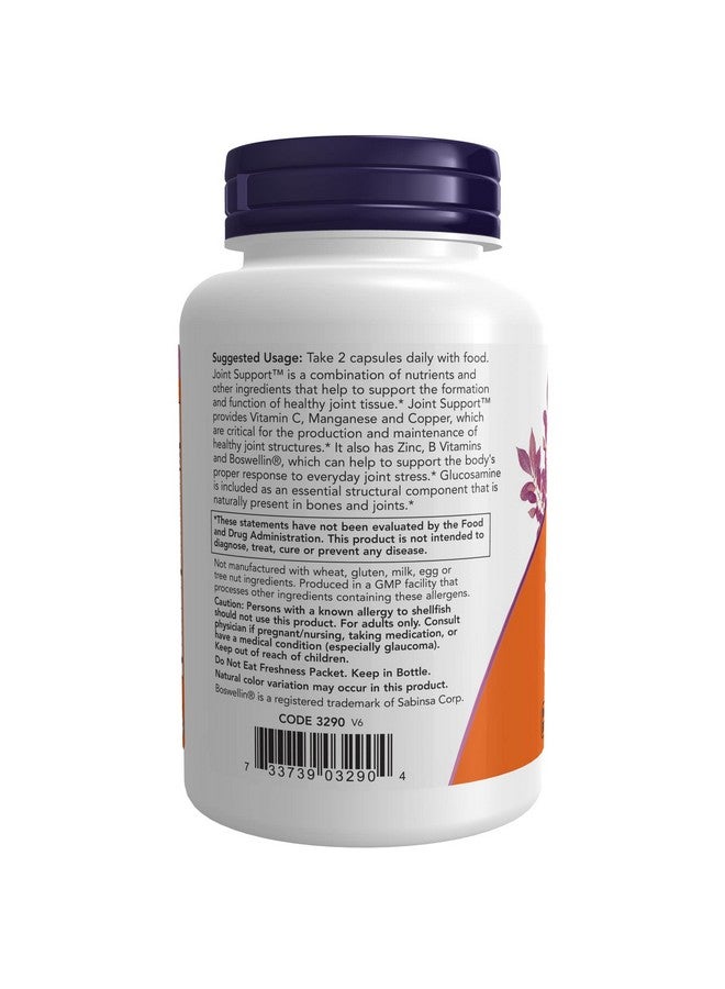 now Supplements Joint Support™ With Glucosamine Boswellin® And Sea Cucumber 90 Capsules - Image 3