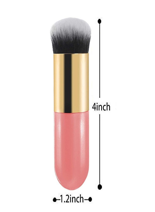 Keli Mini Foundation Brush - Travel Size Kabuki Bullet Makeup Brush with Soft Synthetic Bristles for Blending Liquid, Cream & Powder Foundation Application for Women (Pack of 1) - Image 2