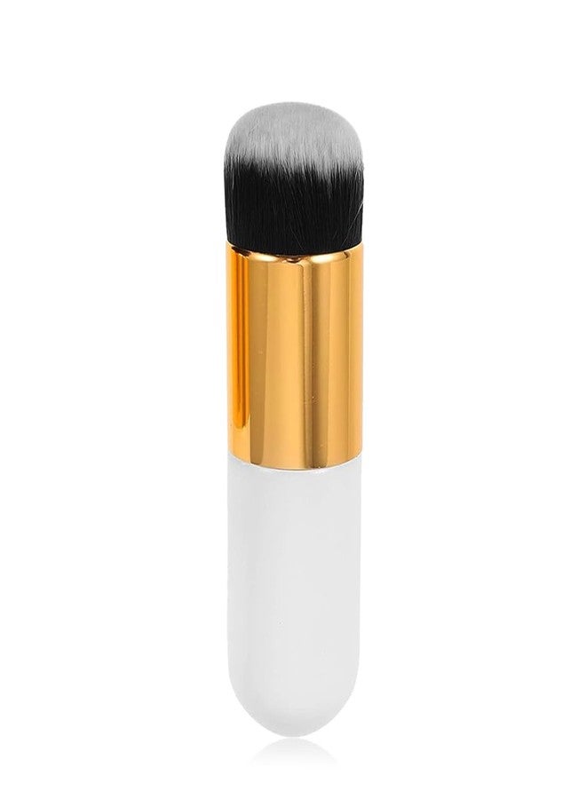 Keli Mini Foundation Brush - Travel Size Kabuki Bullet Makeup Brush with Soft Synthetic Bristles for Blending Liquid, Cream & Powder Foundation Application for Women (Pack of 1) - Image 1