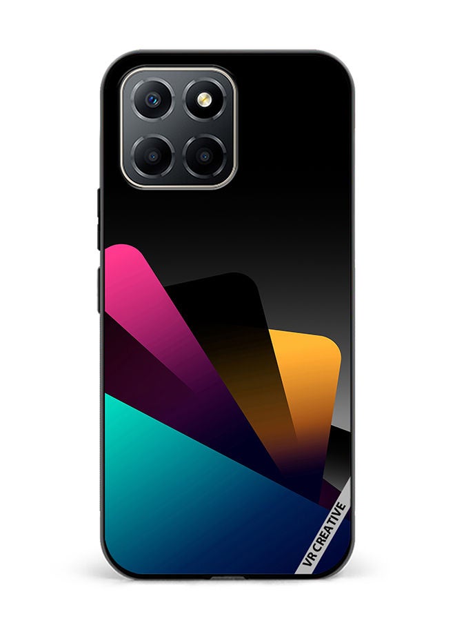 VR CREATIVE Protective Case Cover For Honor X6 Colorful Layers Design Multicolour - Image 1