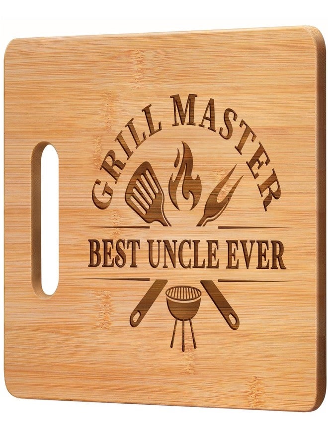 Gleevera Uncle Gifts from Niece Nephew, Christmas Gifts for Uncle Birthday Valentine Father's Day Thanksgiving - Best Uncle Ever Unique Engraved Cutting Board - Image 1