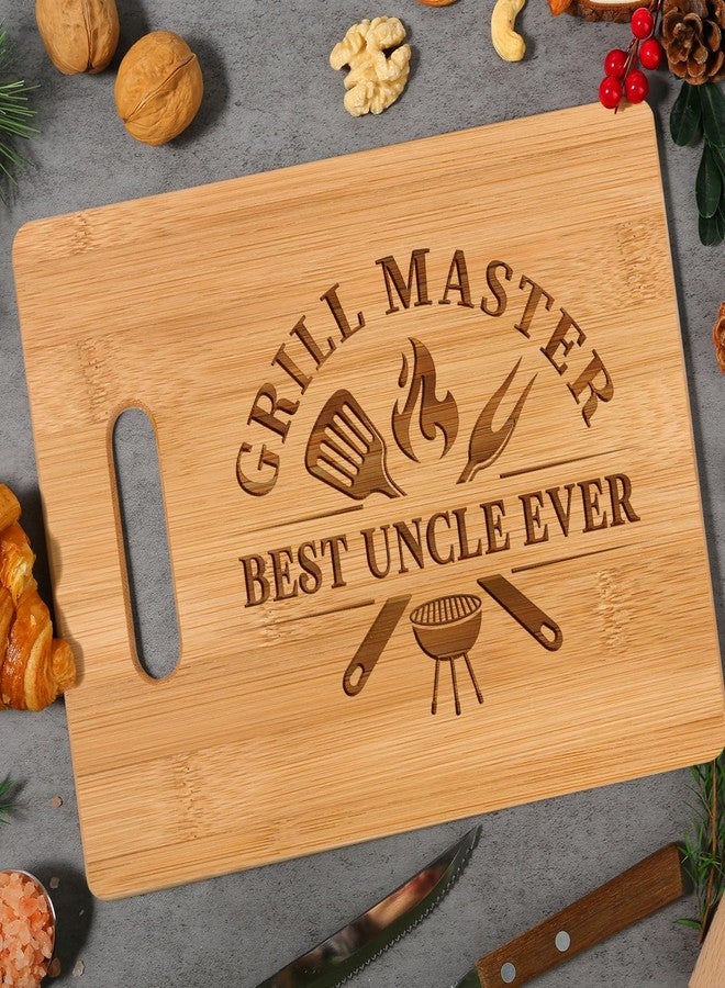 Gleevera Uncle Gifts from Niece Nephew, Christmas Gifts for Uncle Birthday Valentine Father's Day Thanksgiving - Best Uncle Ever Unique Engraved Cutting Board - Image 3