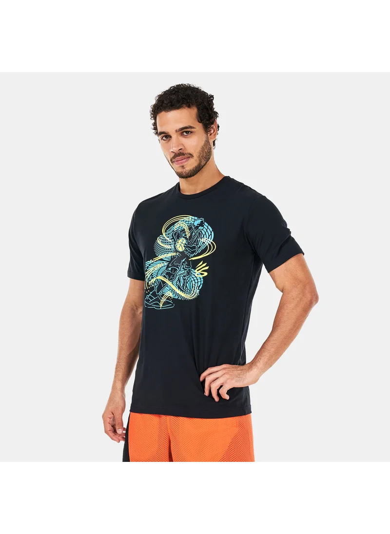 اندر ارمور Men's Curry Animated Sketch T-Shirt