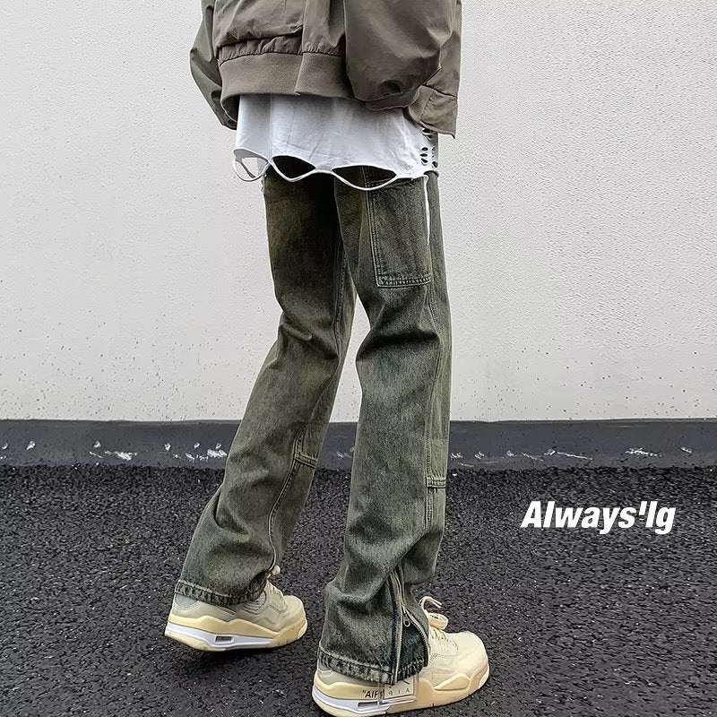 Unisex Casual Daily Denim Jeans - Image 1