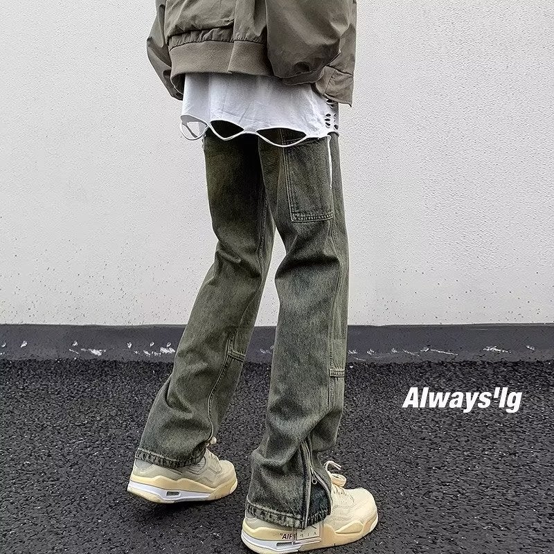 Unisex Casual Daily Denim Jeans - Image 2