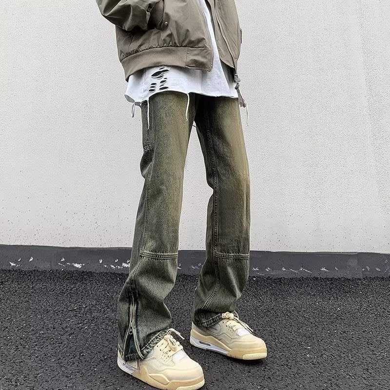 Unisex Casual Daily Denim Jeans - Image 4