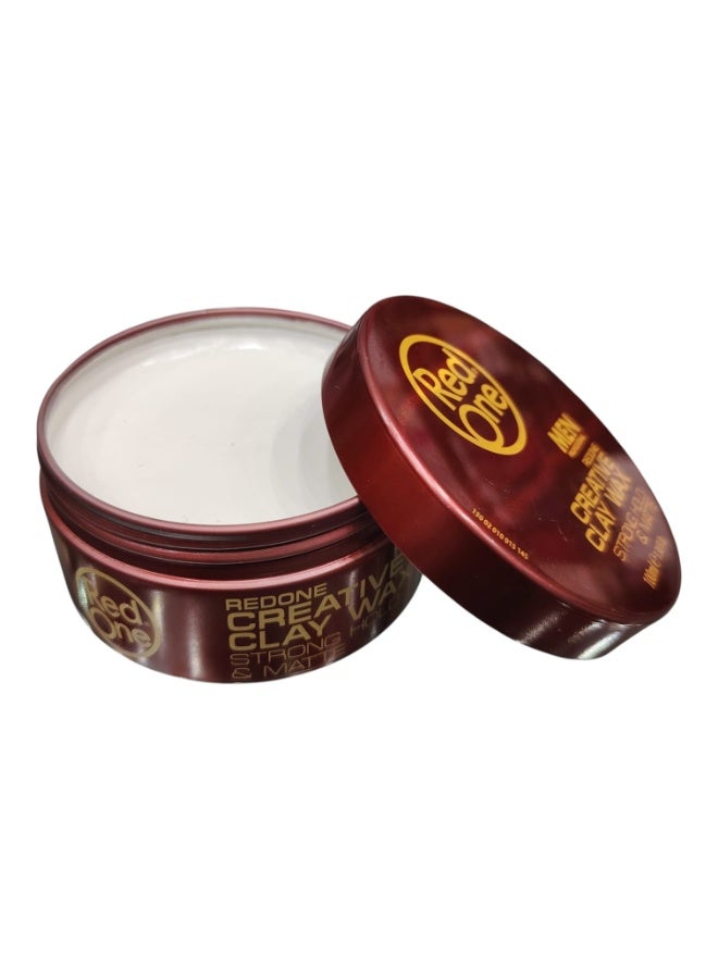 Red One REDONE CREATIVE CLAY WAX STRONG HOLD MATTE  100 ML - Image 1