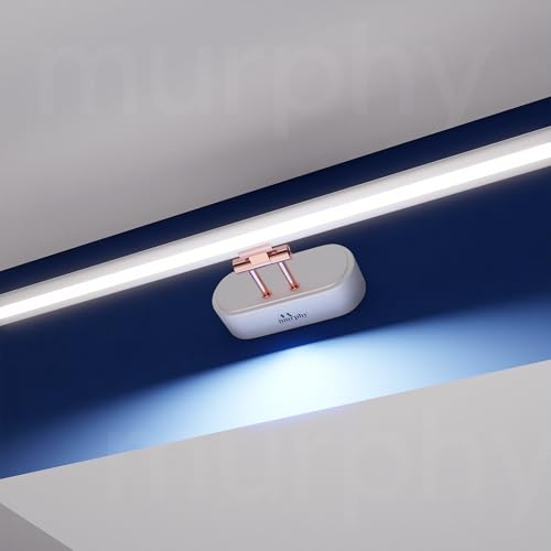 Murphy 12W 3-in-1 Color Chnaging White Finish LED Mirror Picture Wall Light,Bathroom Vanity Led Mirror Light with 2 Year Warranty (Cool White/Warm White/Natural White)-Pack of 1 - Image 1
