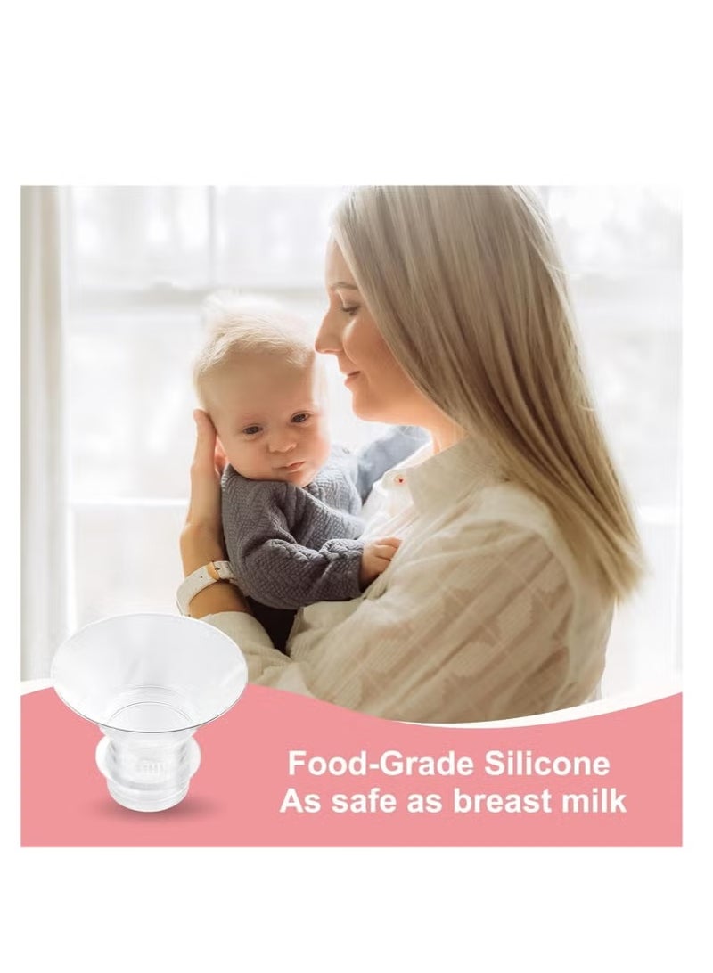 10-Piece Breast Pump Inserts 13/15/17/19/21mm And Ruler, Compatible with Momcozy S12 Pro/S9 Pro/S12/S9 - Image 3