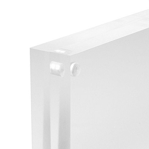 Cq acrylic Acrylic Photo Frames,8x10'' Double Sided Picture Frame, Desktop Frameless Postcard Display - Image 4