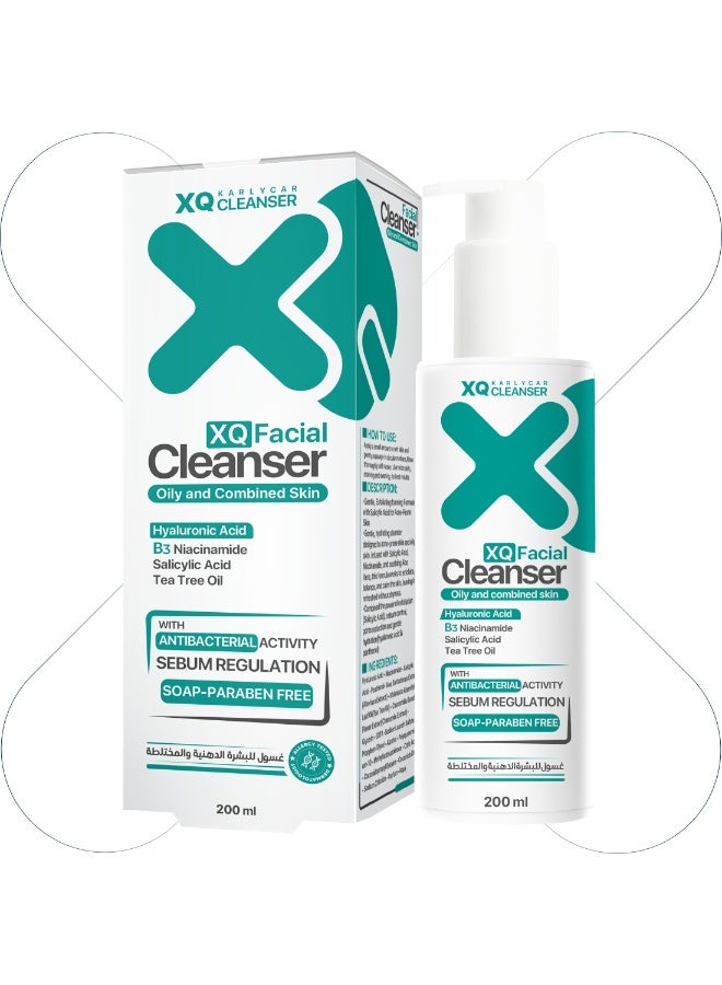 XQ Salicylic Acid Facial Cleanser for Acne-Prone Skin - 200ml  - Image 1