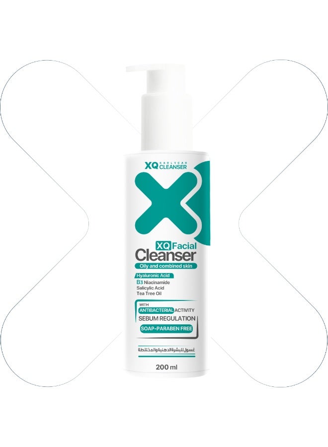 XQ Salicylic Acid Facial Cleanser for Acne-Prone Skin - 200ml  - Image 2