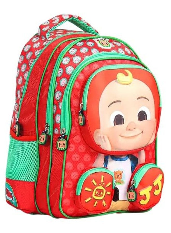 STRIDERS CocoMelon JJ Premium School Bag for Kids - Lightweight, Durable Backpack with Padded Comfortable Straps & Fun JJ Design - Perfect for Preschool & Toddlers - Age 3-5 Years - 14 inches - Image 2