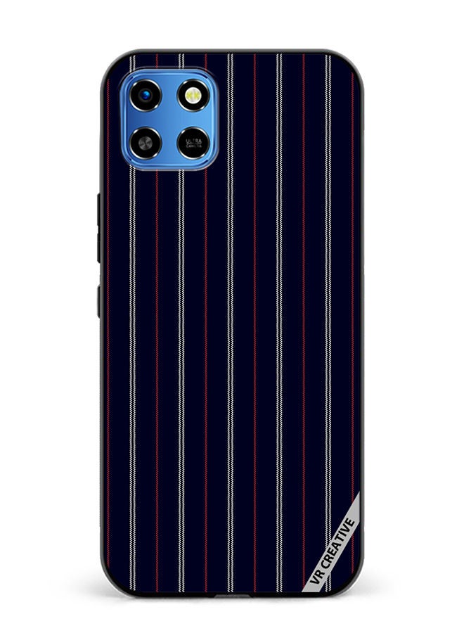 VR CREATIVE Protective Case Cover For Infinix Smart 6 HD Strips Design Multicolour - Image 1