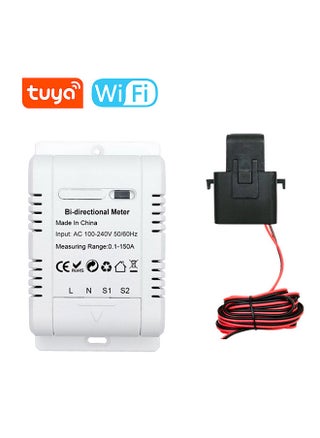 Tuya WiFi Intelligent Bidirectional Single-phase Energy Meter Solar PV System Power Production Consumption Monitoring Meter - pzsku/Z6225EEBBEAC82C7E660FZ/45/_/1688455952/249b171d-d758-4516-8124-534fc475dbdd