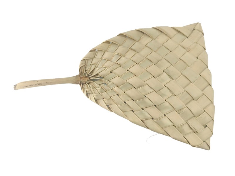 Advancedestore Traditional Etha Panka Visana Karaa Etha Size 115in x 10in White - Image 1