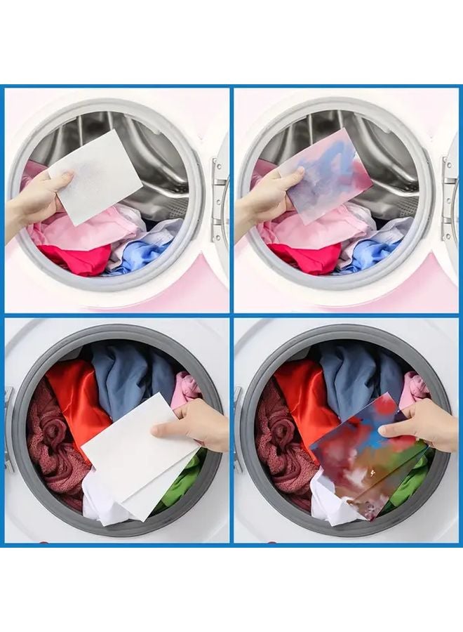 30pcs Laundry Anti Dye Transfer Stain Protection Paper Heavy Duty Clothes Protector Sheets - Image 3