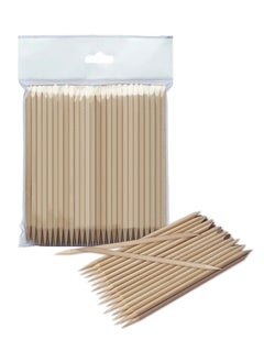 STALEKS PRO Nail Art Orange Stick Cuticle Pusher/Remover - EXPERT | Wooden 150 MM (100 PCS)  - Image 3