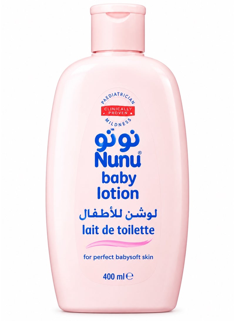 Nunu Baby Lotion, Clinically Mild, 400ml - Image 1