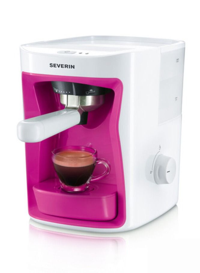 Severin 15 Bar espresso coffee maker 1250w ka 5992 pink/white - Image 1
