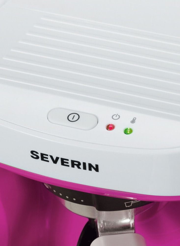 Severin 15 Bar espresso coffee maker 1250w ka 5992 pink/white - Image 3