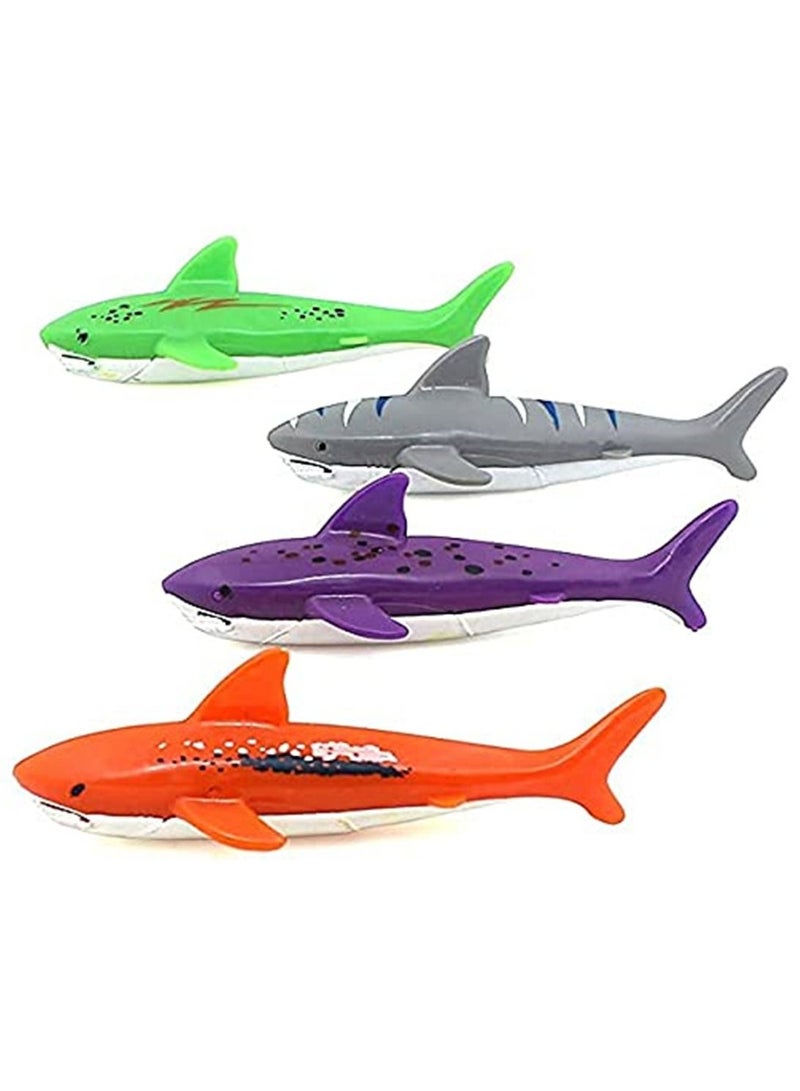 لعبة الغطس بركة السباحة تحت الماء رمي الغوص نسف سمك القرش 4 قطع - Image 1