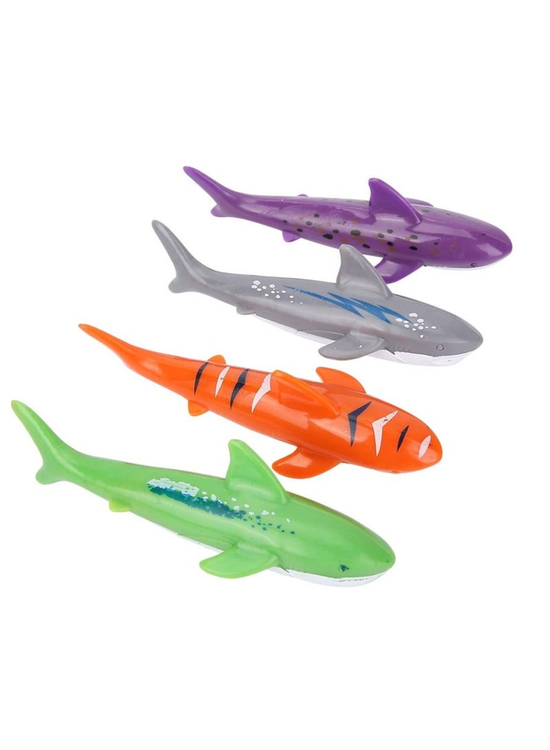 لعبة الغطس بركة السباحة تحت الماء رمي الغوص نسف سمك القرش 4 قطع - Image 2