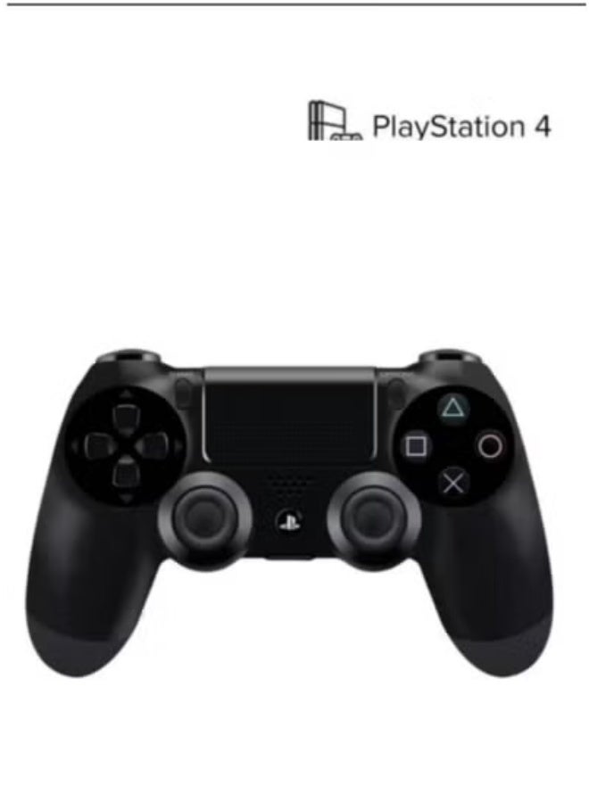 TIGER DUALSHOCK 4 Wireless Controller for PlayStation 4 – Black | PS4 Bluetooth Gamepad with Touchpad, Motion Sensors, Built-in Speaker & Light Bar | Ergonomic Design with Precision Joysticks, Vibration Feedback & Rechargeable Battery | Multiplayer Gaming Ready  - Image 1