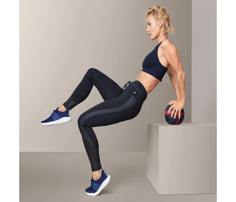 Tchibo Women Sportswear Fit Training Leggings, Dark Navy Blue - Image 1