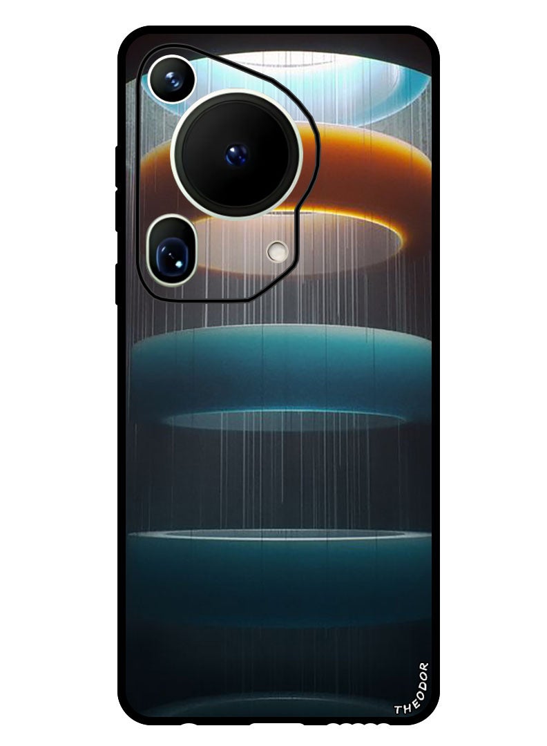 Theodor Protective Case Anti Scratch Shock Proof Bumper Cover For Huawei Pura 70 Ultra Rings - Image 1