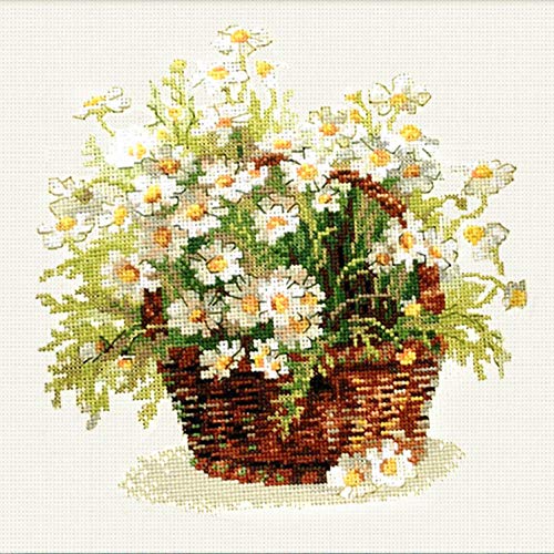 Donmon Aida Cloth 14 Count Cross Stitch Fabric,60×39inch (Rice) - Image 5