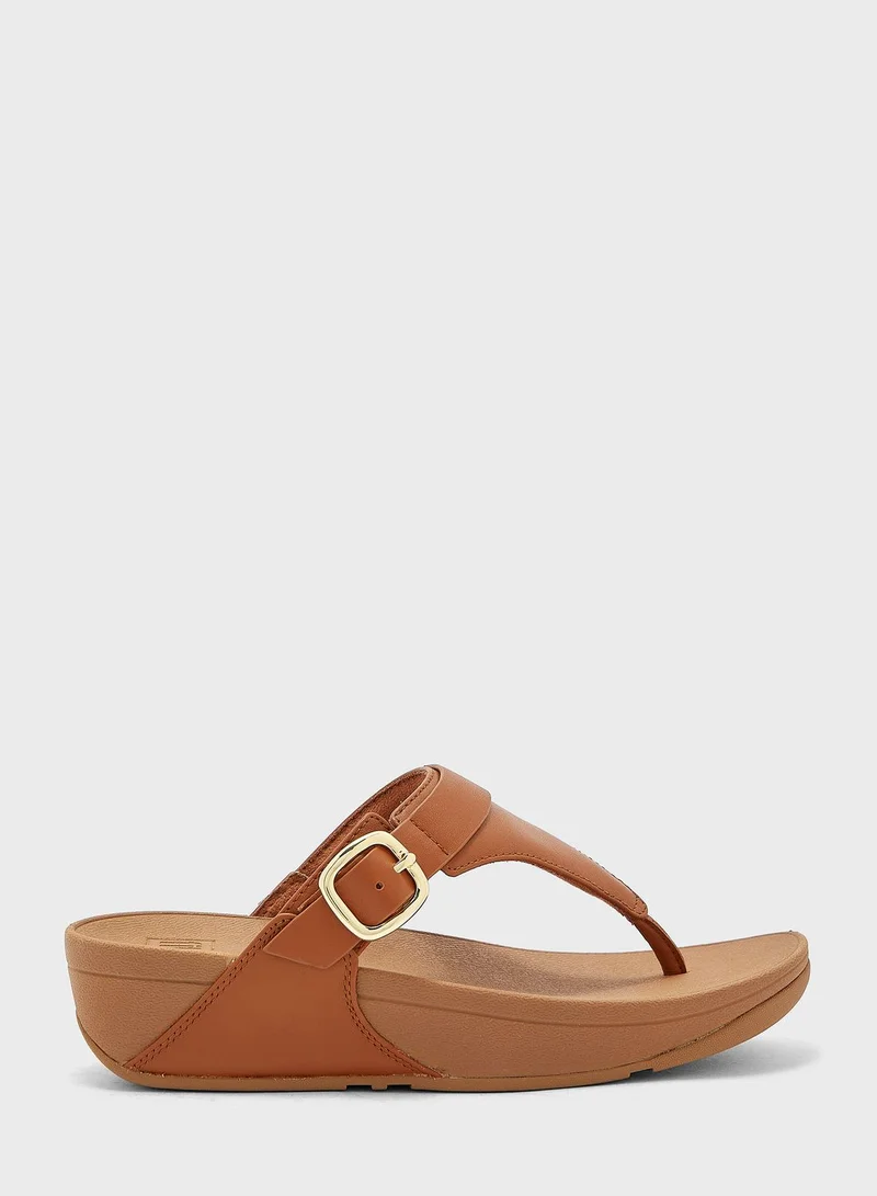 FitFlop Lulu Adjustable Toe Post Wedge Sandals