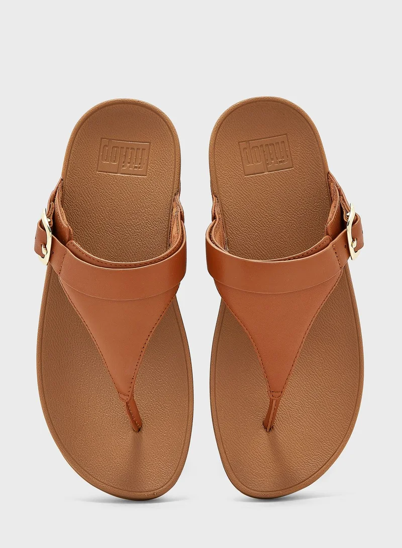 FitFlop Lulu Adjustable Toe Post Wedge Sandals