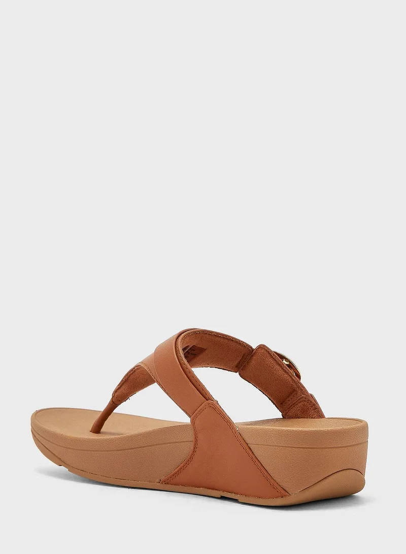 FitFlop Lulu Adjustable Toe Post Wedge Sandals