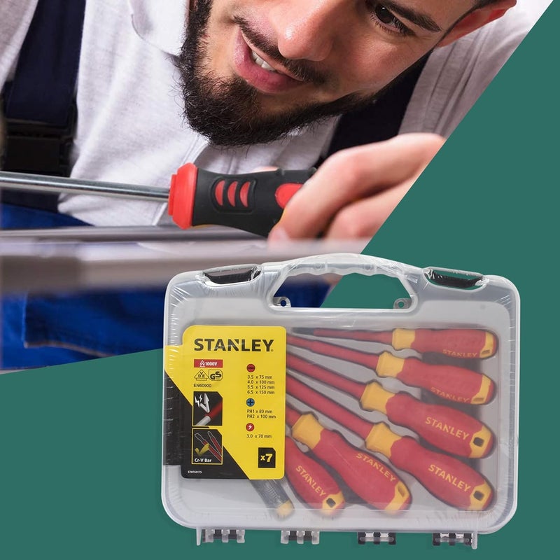 Stanley STANLEY 7 PIECES VDE SCREWDRIVER SET  - Image 2