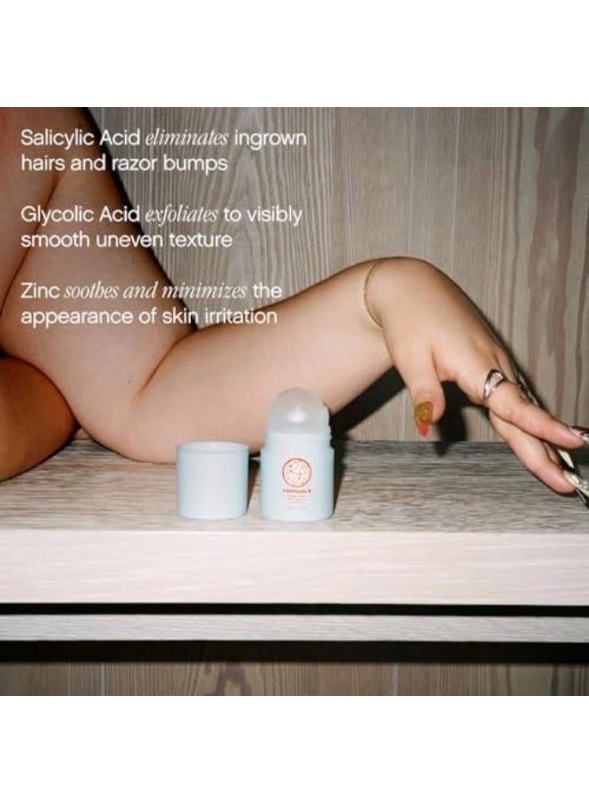 TOPICALS High Roller Ingrown Hair Tonic with Salicylic Acid, AHAs and BHAs - Daily Treatment For Razor Bumps, Irritation and Ingrown Hairs - Suitable For Face & Body (1.7 Fl Oz)50ml - Image 3