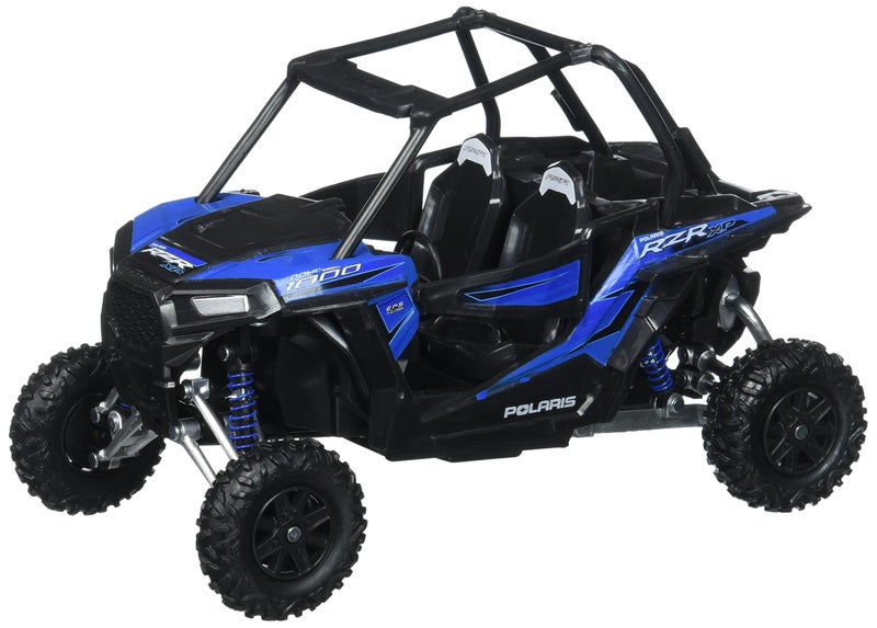 NewRay Toys & Child 57593 1/18 Scale RZR XP 1000 Polaris Dune Buggy, Woodoo Blue,unisex-children - Image 5