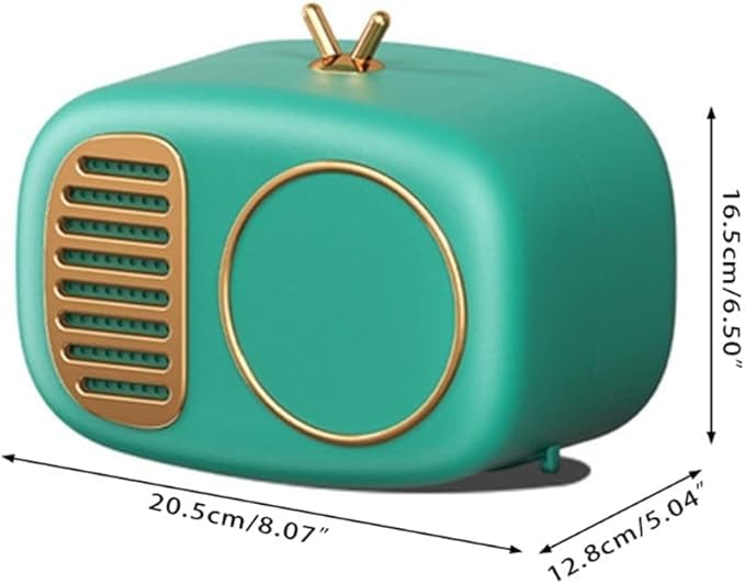 YESIKOM Tissue Box Wall Mounted Waterproof PP Retro TV Radio Model Napkin Holder for Living Room (Multi Color) (po1) - Image 2