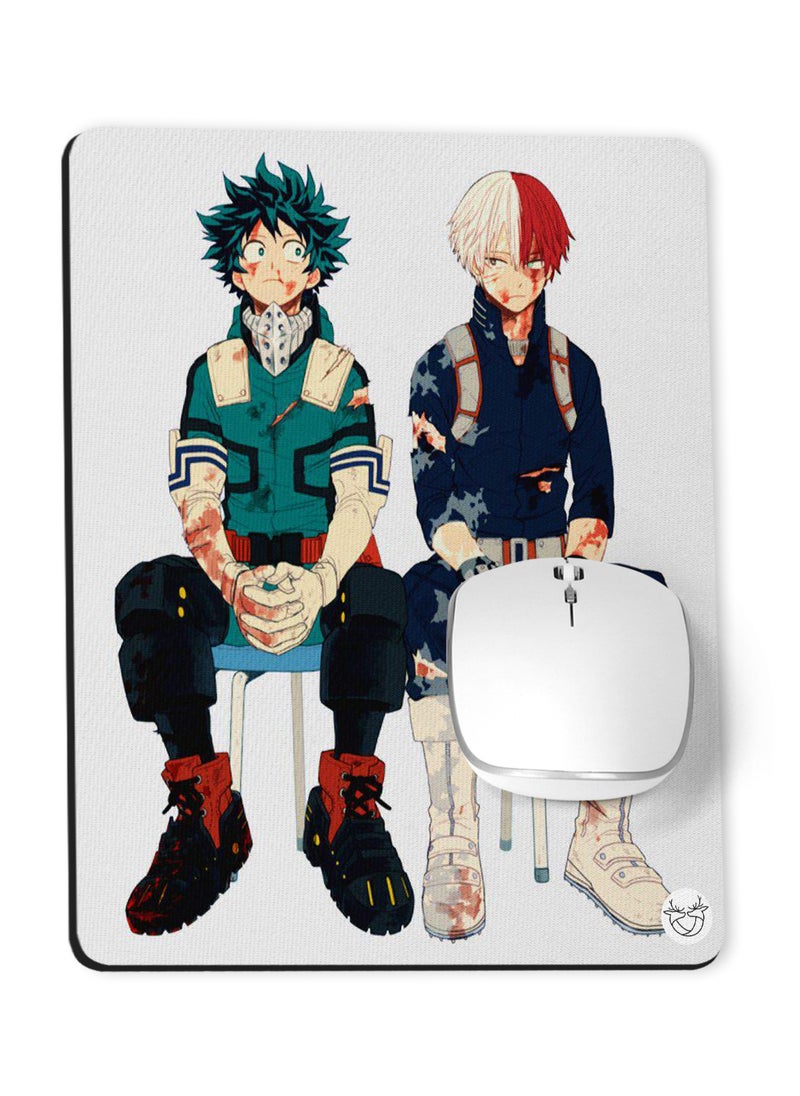 Reeman Design Mouse pad printed with a Hero Academy design 