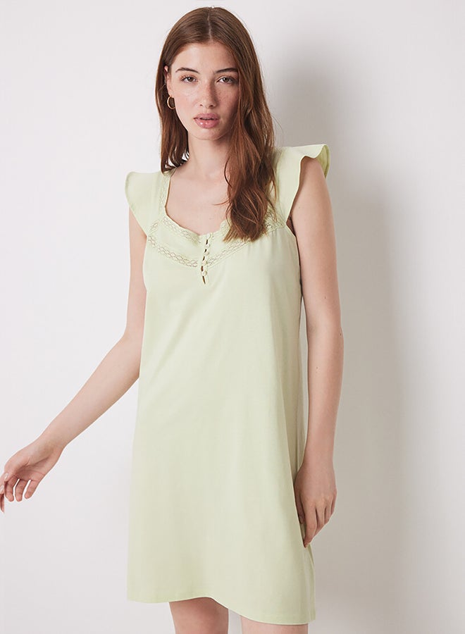 women'secret Midi Ruffles Nightgown  - Image 3