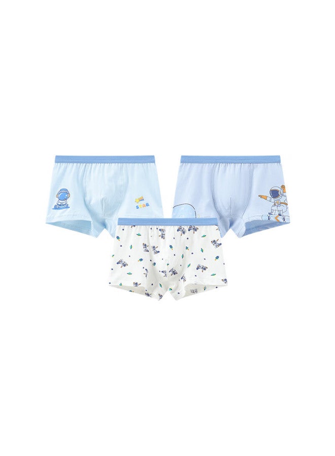 Hodo Boys' Cotton Boxer Briefs A-class Antibacterial Youth Four-point Shorts K4071 130 - Image 2