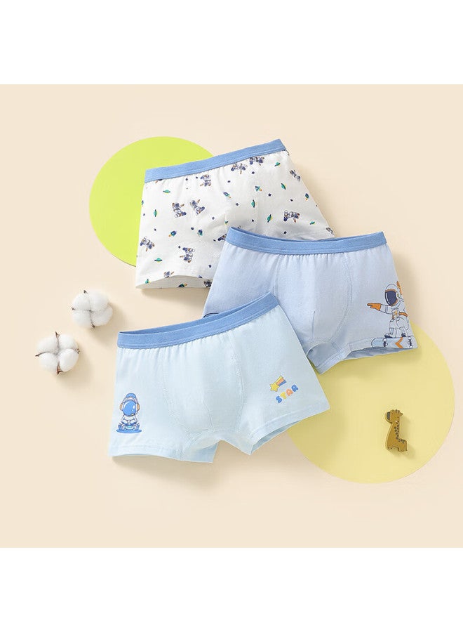 Hodo Boys' Cotton Boxer Briefs A-class Antibacterial Youth Four-point Shorts K4071 130 - Image 1