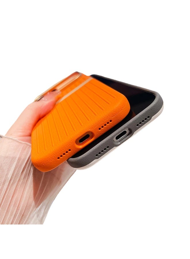 general Suitable for iPhone 17ProMax/17Pro mobile phone case TPU+leather magnetic skin-absorbing anti-fall protective cover - Image 4