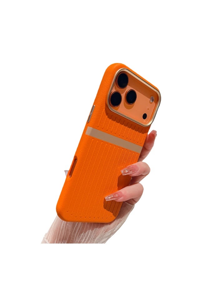 general Suitable for iPhone 17ProMax/17Pro mobile phone case TPU+leather magnetic skin-absorbing anti-fall protective cover - Image 2